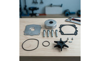 Outboard Water Pump Repair Kit 115/130HP 6N6-W0078-00 Compatible Water Pump Impeller Repair Kit Stainless Steel for Boat Owners