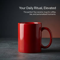 Coffee with Custom Printing, 11oz Capacity for Office Use, Heat Transfer Branded Mugs Bulk Promotional