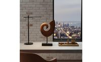 Tranquil Ornament Handmade Abstract Wood Sculpture Retro Style House Decoration for Lobby Area