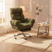 Adjustable Reclining Office Chair Ergonomic Computer Chair High-Back Washable for Professionals
