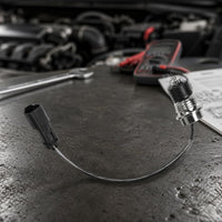 Direct Replacement Oil Level Sensor with Wired Connector Sturdy Electrical Connectivity Oil Level Sensor Threaded Wiring Harness Connector Easy Installation for Mechanics, Excavator Maintenance, Engine Repair