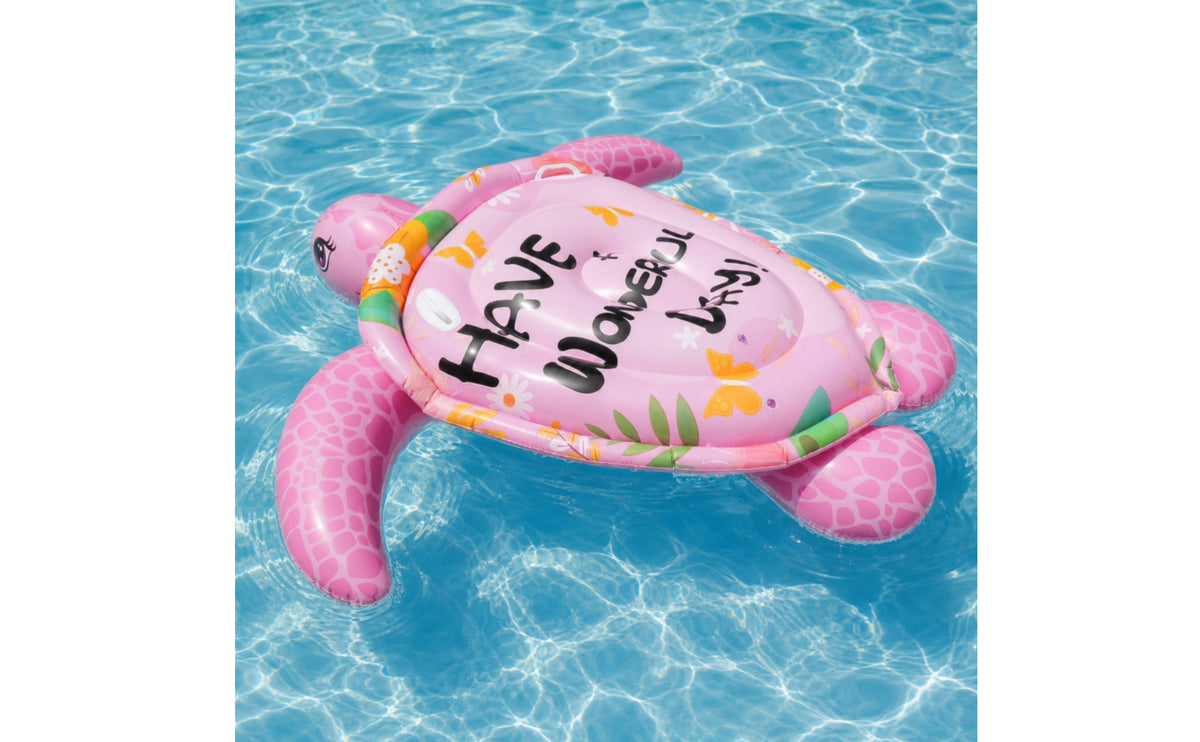 Giant Turtle Pool Lounger Oversized Sea Turtle Lounger Inflatable Inflatable Sit-on Sturdy for Adults, Kids, Beach, Lake