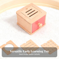 Child-Centered Inspired Object Permanence Box Hand-Eye Coordination Infant Fine Movement Skill Toy Screen-without Screens Entertainment