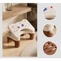 Molded Under-Desk Footstool Easy to Clean Ergonomic Footrest Low-Height Footstool with Textured Surface Long-Lasting for Office Workers