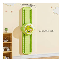 Fun & Educational Voice Counting Jump Device Improves Coordination Kids' Press High Jump Counter Easy Installation Wall-Mounted Growth Chart Toy Reduces Screen Time for Toddlers, Playroom, Bedroom
