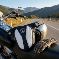 Motorcycle Thigh Pack Sleek Motorcycle Thigh Pack Comfortable withAdjustable Straps for Commuters