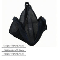 Hook-and-Loop Straps Tripod Storage Bag Wide Opening Tripod Accessory Net Black Hanging Mesh Bag Portable