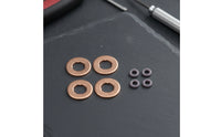 Fuel Injector Seal and Washer Kit Copper Fuel Injector Seal Kit Rubber Heavy Duty for Mechanics, Engine Repair