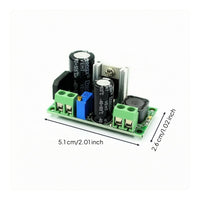 Screw Terminal LM2596 Buck Converter Regulated Adjustable Step-down Power Module Heat Sink Adjustable Voltage Regulator Module Compact Design