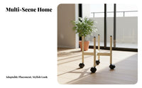 Wheeled Plant stand Movable with casters Home Furnishing Minimalist Design for Seniors