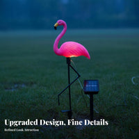 Waterproof Solar Flamingo Light Weather Resistant Flamingo Solar Light Easy to Install for Patio, Pathway