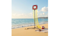 Volleyball Training Net with Target Heavy Duty Volleyball Passing Net with Wheels Adjustable for Coaches