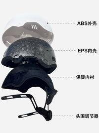 冷元素成人滑雪头盔抗冲击防风保暖防撞单双板滑雪装备护具25新款