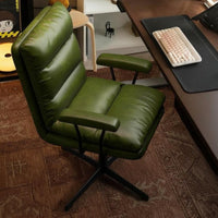 Comfortable padding Ergonomic Rolling Chair 360-Degree rotate Computer Seat Adjustable Height Office Furniture Minimalist design for Home Workers, Students, Adults, Study Room, Bedroom