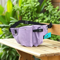 Canine Snack Bag with Waist Strap Convenient Dog Walking Waist Bag Functional Treat Pouch for Outdoor Walks