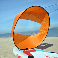 46-inch Portable Folding Sail for Kayaks, Canoes, and SUP Paddle Boards