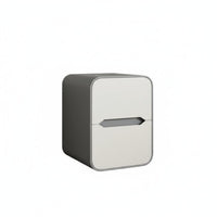 Space-Saving Design Narrow 2-Drawer End Table Modern Design Narrow Storage Cabinet Quiet Drawers Nightstand Easy to Clean for Apartment Dwellers, Homeowners, Students, Small Areas, Dorm Room, Hallway