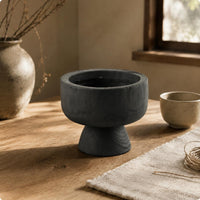 Boat Shaped Tray Wabi-Sabi Design Wooden Boat-Shaped Dish Artisanal for Tabletop