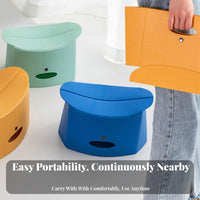 Foldable Design Telescoping Stool Easy to Carry Portable Seat Lightweight Outdoor Gear Quick Setup for on the moveers, waterproof & moveers, on the move, Camping, Fishing, Queuing