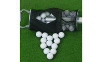 Golf Ball Pickup Tube Mesh Golf Ball Retriever with Pocket Lightweight for Golfers, Driving Range