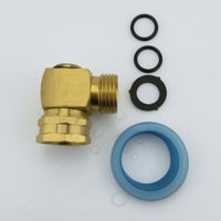 Solid Brass Elbow Connector with Swivel Coupling Heavy-Duty 90 Degree Hose Elbow Leakleakproof Male to Female Adapter Long-Lasting for Gardeners