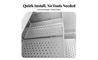 Sliding Wire Drawer Pull-pull-out Design Closet Organizer Mesh panel for home users