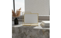 Rotating Photo Frame 360° Rotation Double Sided Picture Frame Minimalist Design Rotating Photo Display for Office Desk, Living Room, Bookshelf