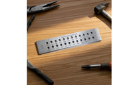 Wire Drawing Plate with Round Holes 24-Hole Jewelry Drawplate with Circular Holes Jewelry Wire-Pulling Plate Heavy-Duty