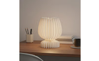 Foldable Paper Lamp Pleated Paper Lampshade Indoor Lighting for Bedroom, Living Room