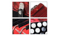 Russian Accordion Non-Slip Textured Keys Chromatic Button Accordion Includes Straps and Backpack Musical Instrument for Concert