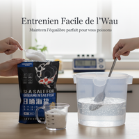 Oubaise Koi Pond and Aquarium Disinfectant Sea Salt for Ornamental Fish Water Purification and Balance