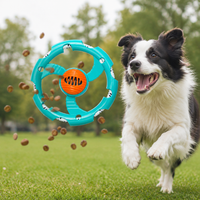 Dog Toy, Chew Toy, Ball, Rubber, Durable, Floats in Water, Relieves Lack of Exercise, For Puppies to Large Dogs, Blue, Orange