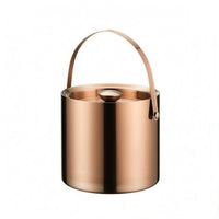 Double-Layer Ice Bucket Easy to Clean Stainless Steel Ice Bucket Large Capacity Drinkware for Home Bar, Party
