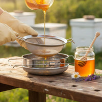 Easy to Clean Double Layer Honey Strainer Beekeeping Supplies Food Processing Tool for Beekeepers