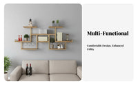 configurable Geometric Shelf Space-Saving Display Rack Easy to Install DIY Assembly for Homeowners