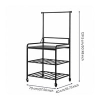 Filament Storage Rack with Wheels Heavy Duty Additive Manufacturing Printer