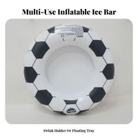 Inflatable Ice Bucket Floats Pool Party Serving Bar Portable Buoyant Buffet Chiller for Adults, Families, Water Parties, Outdoor, Lakeside