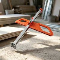 Drywall Cutter with Double-Scale Ruler Hand-Push Gypsum Board Cutting Tool Accurate Drywall Cutter for Contractors