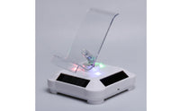 Rotating Display Stand Compact Solar Display Stand Double-Use for Retailers