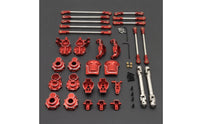 Metal Upgrade Kit Heavy Duty Axle and Shock Absorption System Kit Anodizado Juego Ejes for Custom Builds