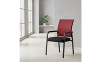 Office Chair with Mesh Back Space-Saving Stackable Chair Padded for Professionals, Students, Reception Area