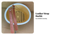 Kids Bike Basket Easy to Install Children's Tricycle Basket Adjustable Straps for Young Children