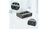 Compact USB Audio Interface Plug-and-Play Audio Interface with Phantom Power Studio Quality Mixer with Instrument Input Balanced for Podcasting