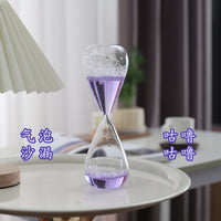 Nordic Modern Glass Liquid Bubble Hourglass Creative Gift Decorative Ornament