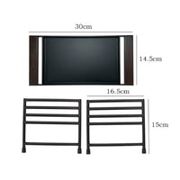 Outdoor Griddle Plate Raised Side Rails Grill Plate Black Griddle Tray for Picnics
