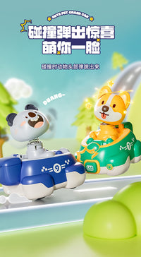 Kids New Pet Bumper Car Inertia Collision Toy Car