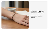 Love Knot Bracelet Stainless Steel Knot Bracelet Handmade for Valentine's Day