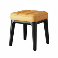 Stackable Design Padded Stacking Stool Space-Saving Household Furniture Multi-Purpose Footrest Rounded Corners for Children, Families, Homeowners, Living Room, Bedroom, Entryway, Parties