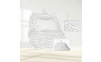 Supportive Cat Bath Pillow Mesh Bath Pillow with Hook Breathable Quick-Drying for Adults, Home Spa
