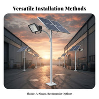 Solar Street Light Mounting Bracket Weather-Resistant Solar Lighting Mounting Bracket Weatherproof Street Lamp Extension Arm for Outdoor